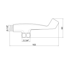Тримач для лійки Lidz Niagara 109 LDNIA109CRM29475 Chrome