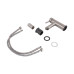 Змішувач для раковини Lidz Aria 001F (k35) LDARI001FNKS34937 Nickel