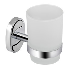 Склянка з тримачем Lidz Oreo 0401 настінний (матове скло) LDORE0401CRM22163 Chrome Склянка з тримачем Lidz Oreo 0401 настінний (матове скло) LDORE0401CRM22163 Chrome