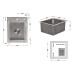 Мийка для кухні інтегрована Lidz Handmade H4050 (LDH4050BRU39258) Brushed Steel 3,0/1,0 мм
