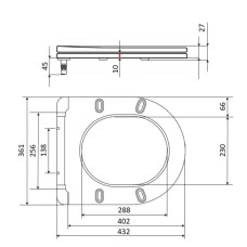 Сиденье для унитаза Qtap (Swan Ultra, Jay Ultra) с микролифтом Slim QT99SC6106W