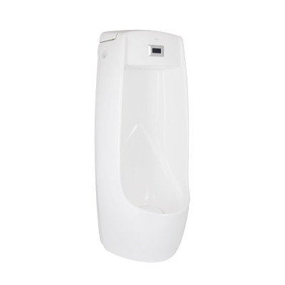 Писсуар напольный Qtap Scorpio с ИК-датчиком автоматического смыва 430х370х990 White QT1488101HW