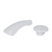 Писсуар напольный Qtap Scorpio с ИК-датчиком автоматического смыва 430х370х990 White QT1488101HW