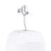 Писсуар подвесной Qtap Crow с краном-дозатором 390х330х660 White QT0588112HW