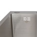 Мийка для кухні інтегрована Lidz Handmade H6350R крило праворуч (LDH6350BRUR45587) Brushed Steel 3,0/1,0 мм