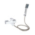 Змішувач для ванни Lidz Wawel 006 (з душовим гарнітуром) (k35) LDWAW006WHI45398 White Змішувач для ванни Lidz Wawel 006 (з душовим гарнітуром) (k35) LDWAW006WHI45398 White