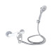 Змішувач для душу Lidz Latwa 010 (з душовим гарнітуром) (k40) LDLAT010WHI45426 White Змішувач для душу Lidz Latwa 010 (з душовим гарнітуром) (k40) LDLAT010WHI45426 White