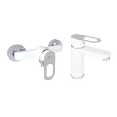 Набор смесителей Latwa 001 + Latwa 010 White