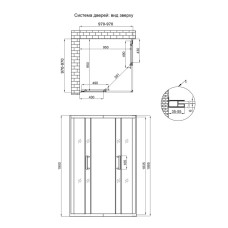 Душова кабіна Qtap Taurus CRM1011SC6 100x100 см, скло Clear 6 мм, покриття CalcLess без піддона Душова кабіна Qtap Taurus CRM1011SC6 100x100 см, скло Clear 6 мм, покриття CalcLess без піддона