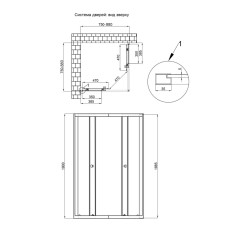 Душова кабіна Qtap Pisces CRM107-9SP5 75-90x75-90 см, скло Pear 5 мм без піддона Душова кабіна Qtap Pisces CRM107-9SP5 75-90x75-90 см, скло Pear 5 мм без піддона
