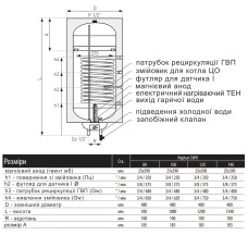 Водонагреватель электрический комбинированный Thermo Alliance Neptun вертикальный 100 л. т.о. 0,6 кв.м левый, мокрый ТЭН 1,5 кВт (CWH 10048 8S L) Водонагреватель электрический комбинированный Thermo Alliance Neptun вертикальный 100 л. т.о. 0,6 кв.м левый, мокрый ТЭН 1,5 кВт (CWH 10048 8S L)