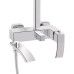 Душевая система универсальная Qtap Swan Cascada на три потребителя (с изливом) QTSWA111CRM45566 Chrome