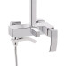 Душевая система универсальная Qtap Swan Cascada на три потребителя (с изливом) QTSWA111CRM45566 Chrome