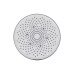 Лейка для верхнего душа Qtap Hlavova D 230 мм округлая QTHLA107CRM45787 Chrome/White