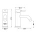 Смеситель для раковины Lidz Aria 0011F (k35) LDARI0011FNKS46091 Nickel