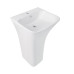 Раковина напольная моноблок Qtap Crow 450x435x835 White QT0511G315WN Раковина напольная моноблок Qtap Crow 450x435x835 White QT0511G315WN