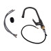 Смеситель для кухни Qtap Vlasta New с выдвижным изливом QTVLA344GMB45647 Gunmetal Black PVD