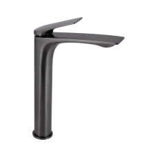 Смеситель для раковины Qtap Vlasta New высокий QTVLA269GMB45653 Gunmetal Black PVD