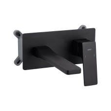 Змішувач для раковини Qtap Gemini прихованого монтажу QTGEM273BLM45694 Black Matt Змішувач для раковини Qtap Gemini прихованого монтажу QTGEM273BLM45694 Black Matt