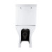 Унітаз підлоговий Qtap Aries Rimless безобідковий з сидінням Soft-close WHITE QT03228302W