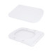 Унітаз підлоговий Qtap Aries Rimless безобідковий з сидінням Soft-close WHITE QT03228302W
