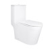 Унітаз-моноблок підлоговий Qtap Kolibri Ultra Quiet безобідковий з сидінням Soft-close WHITE QT10226380W Унітаз-моноблок підлоговий Qtap Kolibri Ultra Quiet безобідковий з сидінням Soft-close WHITE QT10226380W