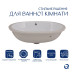 Комплект Qtap Stork: Раковина врізна овальна 570x390x210 мм White + Донний клапан PU02O