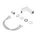 Змішувач для раковини Qtap Swan Cascada QTSWA270CRW45568 Chrome/White