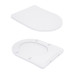 Унитаз подвесной Qtap Robin Ultra Quiet безободковый с сиденьем Soft-close 520x365x365 мм WHITE