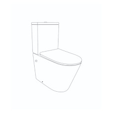 Унітаз підлоговий Qtap Swan Ultra Quiet з сидінням Soft-close 640x360x835 мм QT16222182TW White