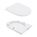 Унітаз підлоговий Qtap Swan Ultra Quiet з сидінням Soft-close 640x360x835 мм QT16222182TW White