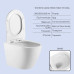 Готове рішення Qtap для ванної кімнати: підвісний унітаз Robin Ultra Quiet 520x365x365 + комплект інсталяції Nest 4 в 1 (кругла клавіша Matt Black)