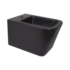 Биде подвесное Qtap Tern New 515x350x320 мм Matt Black QT17551303GMB
