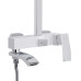 Душова система універсальна Qtap Swan Cascada на три споживачі (з виливом) QTSWA111CRW45570 Chrome/White