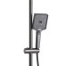 Душова система універсальна Qtap Presto на три споживачі (з виливом) QTPRE111GRP45585 Gunmetal Black