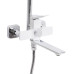 Душова система універсальна Qtap Presto на три споживачі (з виливом) QTPRE111CRW45580 Chrome/White