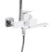 Душова система універсальна Qtap Presto на три споживачі (з виливом) QTPRE111CRW45580 Chrome/White