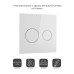 Панель смыва для унитаза Qtap Nest Uni QT0211P01V1176W