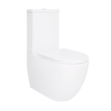 Унітаз-компакт Qtap Robin Ultra Quiet безободковий з сидінням Soft-close QT13226089AW Унітаз-компакт Qtap Robin Ultra Quiet безободковий з сидінням Soft-close QT13226089AW