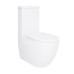Унітаз-компакт Qtap Robin Ultra Quiet безободковий з сидінням Soft-close QT13226089AW Унітаз-компакт Qtap Robin Ultra Quiet безободковий з сидінням Soft-close QT13226089AW