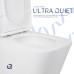 Унітаз підлоговий Qtap Tern Ultra Quiet безобідковий з сидінням Soft-Close QT17226003AW White