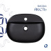 Раковина-чаша Qtap Scorpio 500x380x120 Matt black QT146533MB