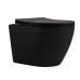 Унітаз підвісний Qtap Robin New Ultra Quiet безобідковий з сидінням Soft-close MATT BLACK QT13332381АSMB Унітаз підвісний Qtap Robin New Ultra Quiet безобідковий з сидінням Soft-close MATT BLACK QT13332381АSMB