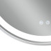 Зеркало Qtap Gemini 800х700 с LED-подсветкой Touch, с антизапотеванием, с диммером, рег. темп. цвета (3000-6500K) QT2578R8071W