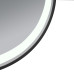 Зеркало Qtap Gemini 800х700 с LED-подсветкой Touch, с антизапотеванием, с диммером, рег. темп. цвета (3000-6500K) QT2578R8072B