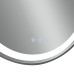 Зеркало Qtap Gemini 800х700 с LED-подсветкой Touch, с антизапотеванием, с диммером, рег. темп. цвета (3000-6500K) QT2578R8072B