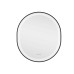 Зеркало Qtap Gemini 800х700 с LED-подсветкой Touch, с антизапотеванием, с диммером, рег. темп. цвета (3000-6500K) QT2578R8072B