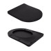 Унітаз підлоговий Qtap Scorpio Ultra Quiet безобідковий з сидінням Soft-close MATT BLACK QT14226088AMB