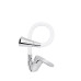 Смеситель для кухни Lidz Tani 008F3 с гибким изливом (k40) LDTAN008F3WCR37037 Chrome/White