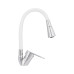 Смеситель для кухни Lidz Tani 008F3 с гибким изливом (k40) LDTAN008F3WCR37037 Chrome/White